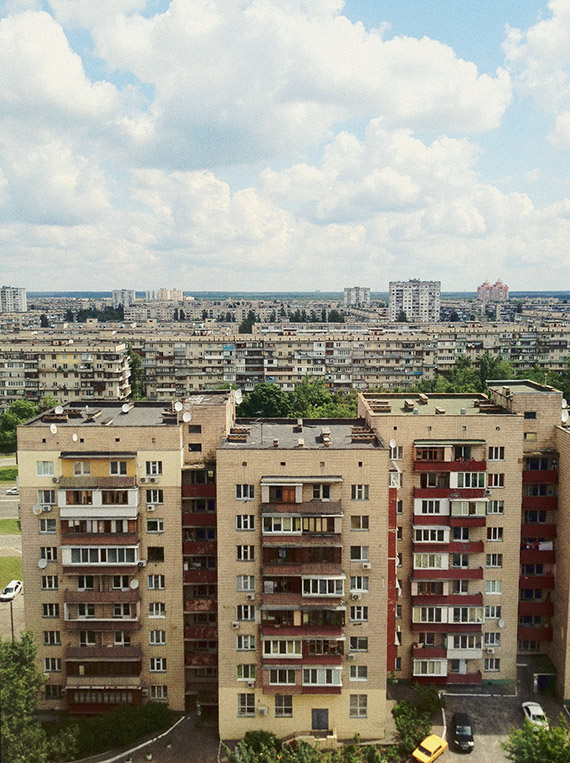 Apartment buildings in Kiev